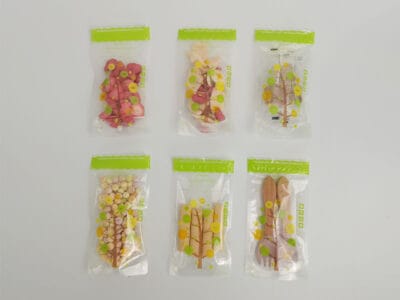 Bimirth Breastmilk Storage Bag holding snacks, ideal for baby and toddler food storage on the go