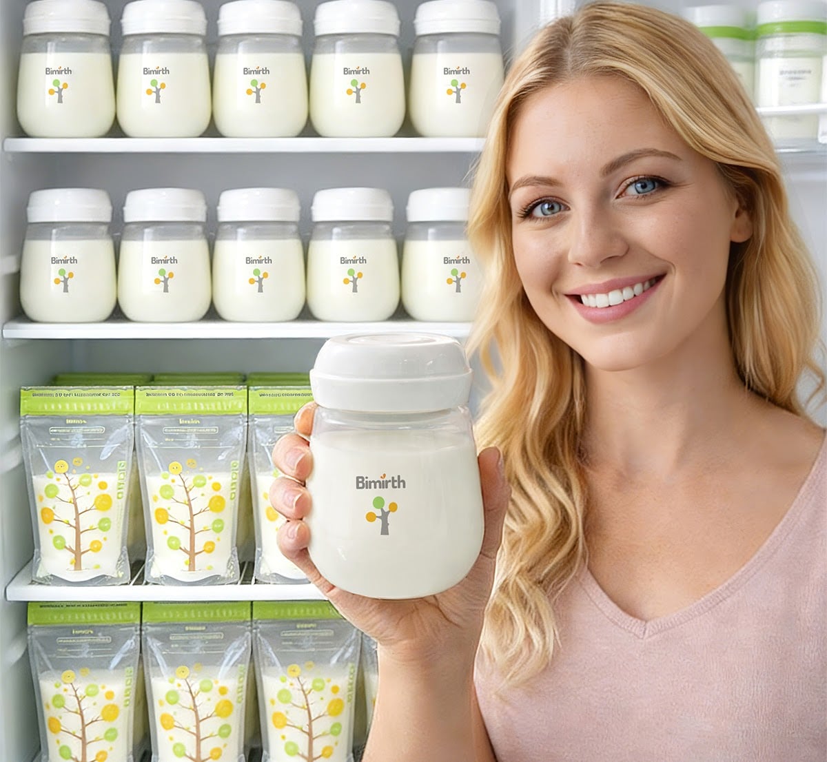 Secure milk storage for workdays